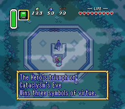 Master Sword's inscription